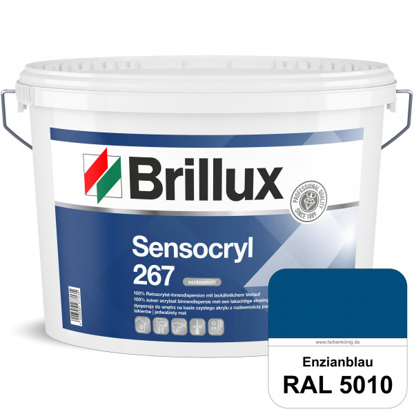 Sensocryl ELF 267 (RAL 5010 Enzianblau) seidenmatt hochwertige Reinacrylat-Innendispersion für Artzp