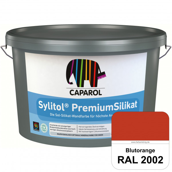 Caparol Sylitol PremiumSilikat (RAL 2002 Blutorange) - ehemals Histolith PremiumSilikat