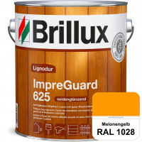 ImpraGuard 625 (RAL 1028 Melonengelb) imprägnierende Lasur (lösemittelhaltig) für allen Laub- und Na