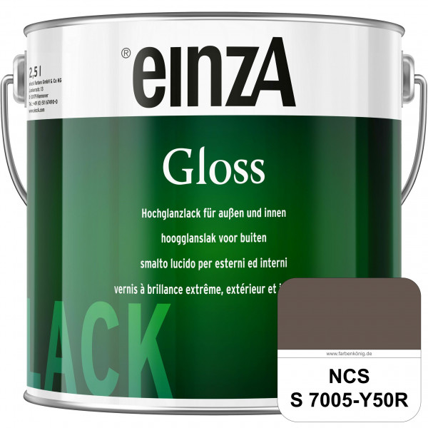 einzA Gloss (NCS S 7005-Y50R) Hochwertiger Alkydharzlack in Premium-Qualität, hochglänzend.
