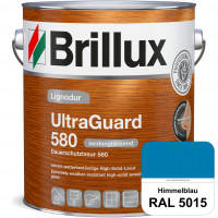 Lignodur UltraGuard 580 (Dauerschutzlasur 580) RAL 5015 Himmelblau