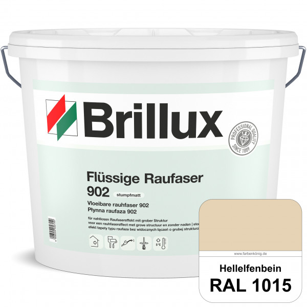 Flüssige Raufaser ELF 902 (RAL 1015 Hellelfenbein) Spezial-Dispersionsfarbe mit Raufasereffekt