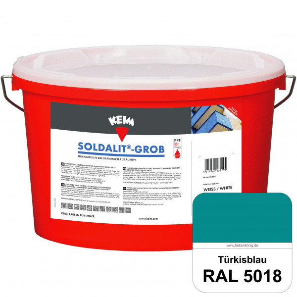 KEIM Soldalit®-Grob (RAL 5018 Türkisblau)