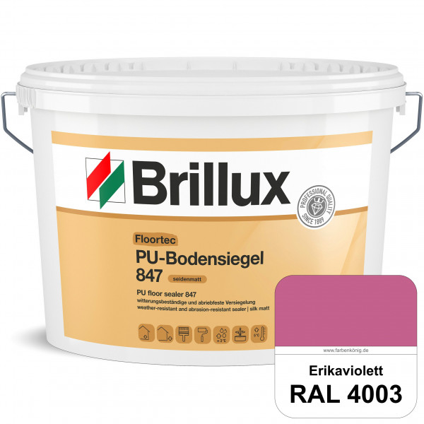 Floortec PU-Bodensiegel ELF 847 (RAL 4003 Erikaviolett) seidenmatt, witterungsbeständig, außen & inn